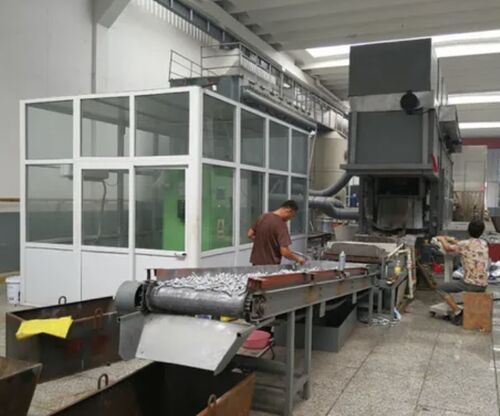 najnowsza sprawa firmy na temat Sprzęt do galwanizacji na gorąco dostarczony producentowi poręczy drogowych w Tajlandii