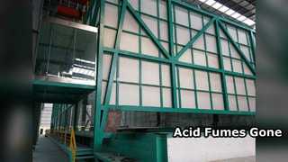 System odciągu oparów kwasowych 900 Pa 10 s