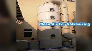 Odciąg oparów kwasowych dla linii cynkowniczych