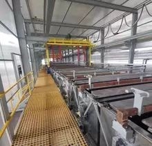 Dokładna kontrola linii do ciągłego wytrawiania azotowego fluorowodoru