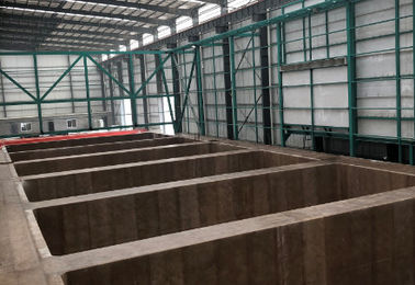 7.0x1.2x2.2m cynkowany galwanizowany zbiornik na cysterny do ciągłej linii cynkowniczej
