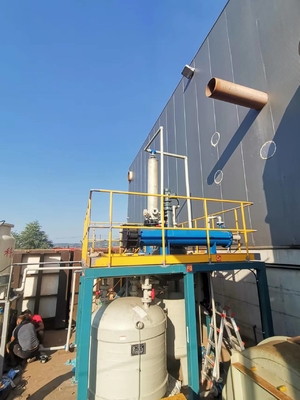 Mocny system usuwania dymów chemicznych 1000m3/h Przepływ powietrza 900 Pa Wieża oczyszczania dla przemysłu