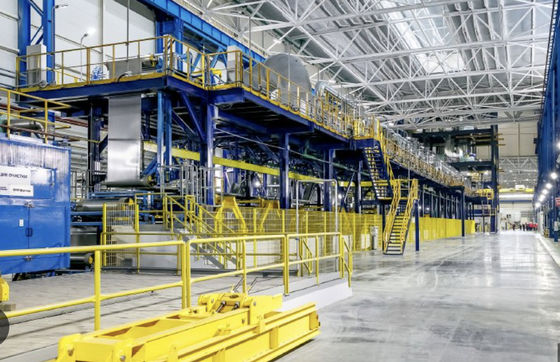 0-15m/min Linia galwanizacyjna z wysoką prędkością spalania impulsowego